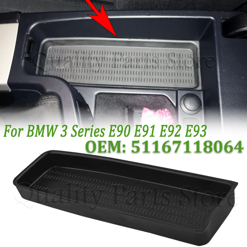 New Car Center Armrest Storage Box Insert Tray For BMW 3 Series E90 E91 E92 E93 Center Console Organizer 51167118064