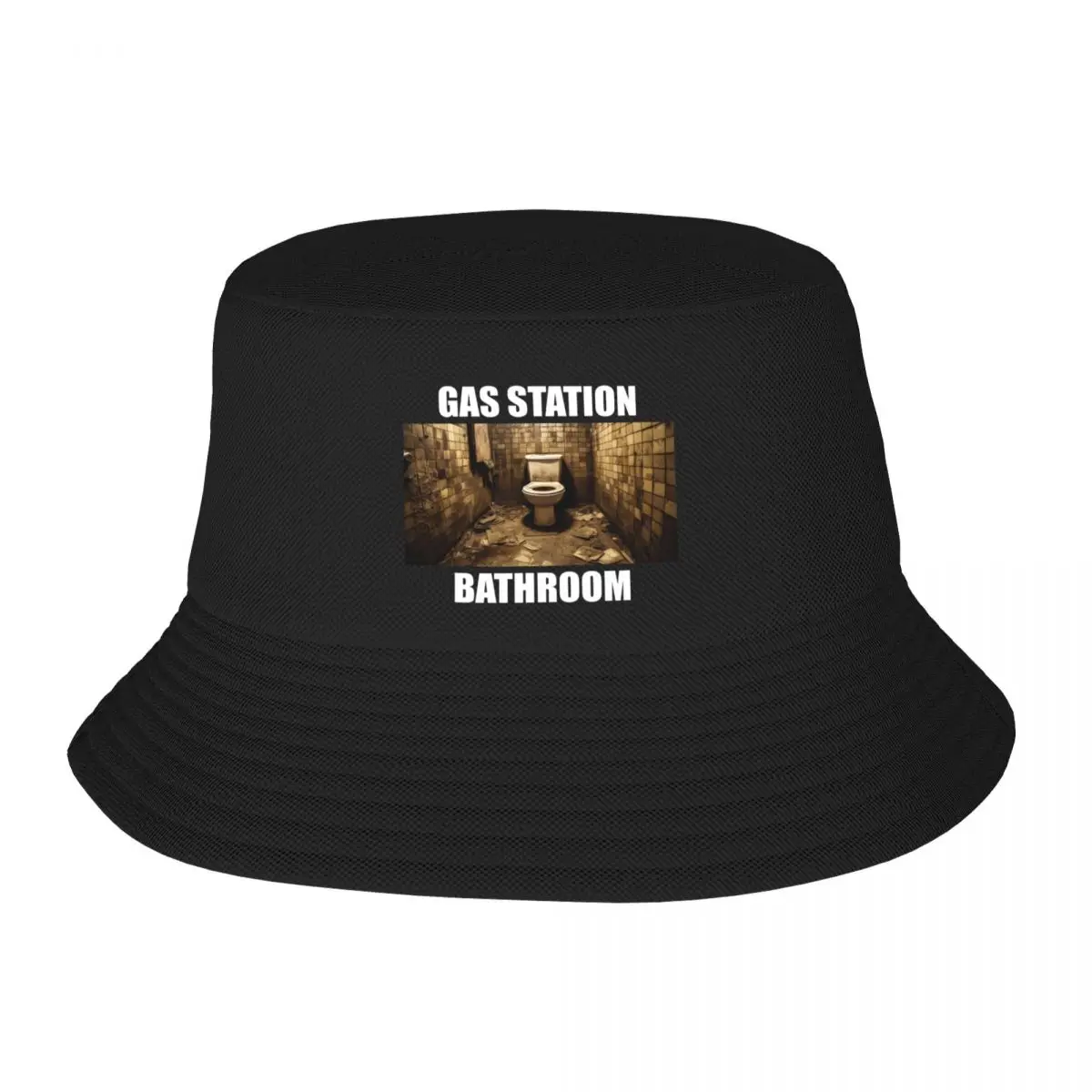 Gas Station Bathroom Bucket Hat Ball Cap Horse Hat summer hat Snap Back Women's Hats Men's