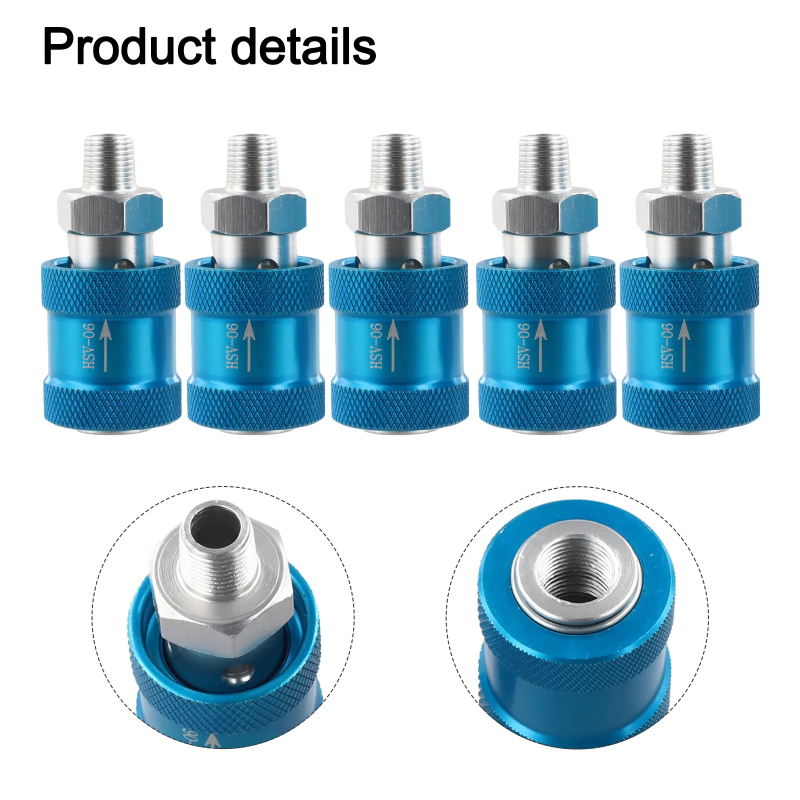 5Pcs Pneumatic Hand…
