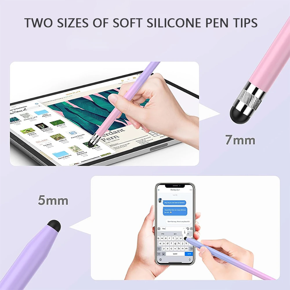 Farbverlauf-Stylus-Stift, kapazitiver Bildschirm-Zeichenstift für iPhone, iPad, Smartphone, universeller Touch-Stift – Detail 4