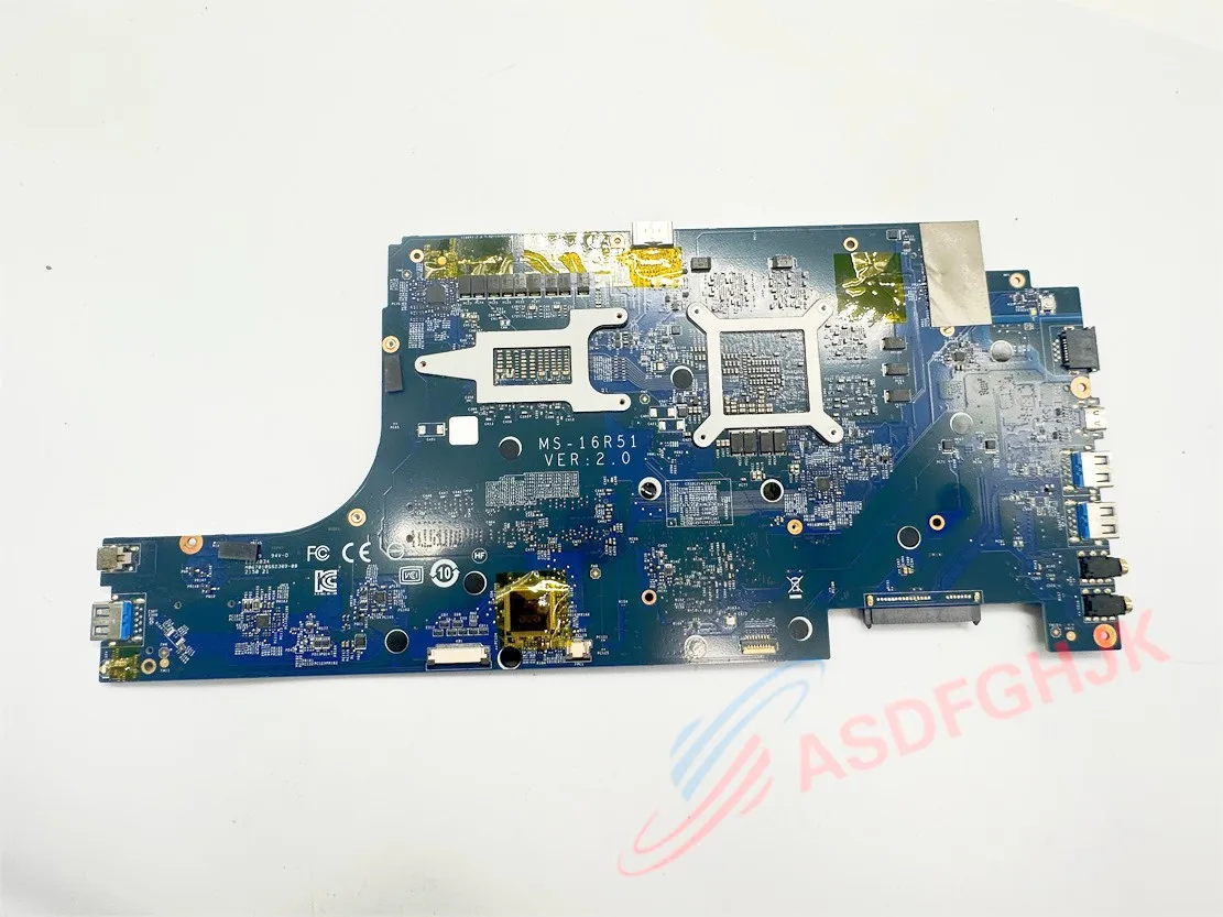 Imagem -06 - Placa-mãe do Portátil para Msi Gf63 Genuíno Ms16r51 Ver 2.0 I5-10500h e Rtx3050m Teste ok