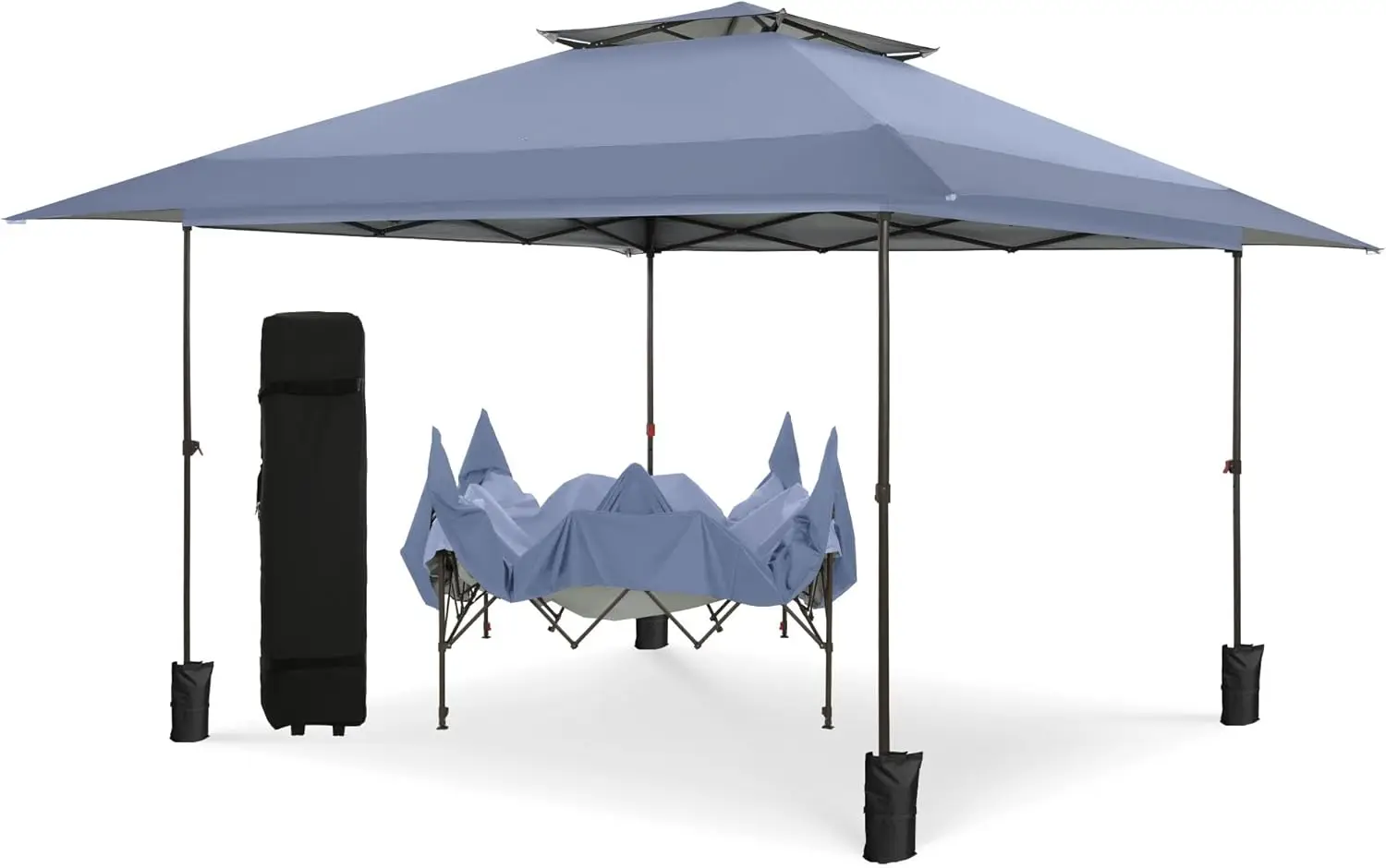 

13x13 Pop Up Canopy Tent Instant Outdoor Canopy Easy One Push Tent Canopy with Wheeled Carry Bag, Straight Legs 169 Square Fe