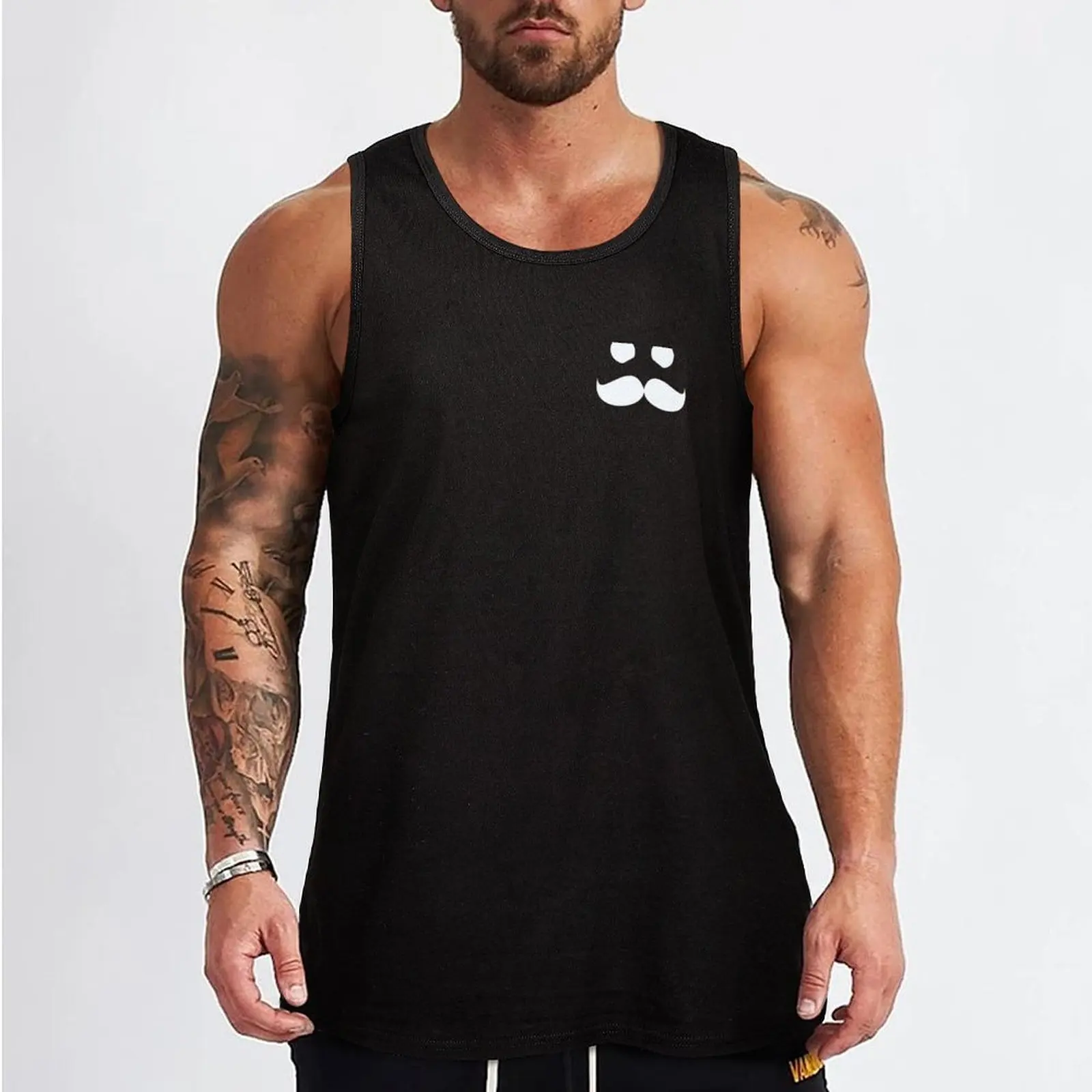 Mumbo Jumbo Mustache Tank Top Gym man Men's vest