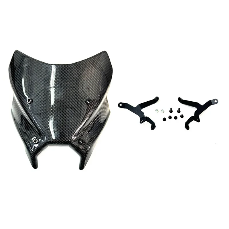 AB61-Motorcycle Touring Windshield Visor Windscreen Deflector Double Bubble Design For MT-09 2024-2025