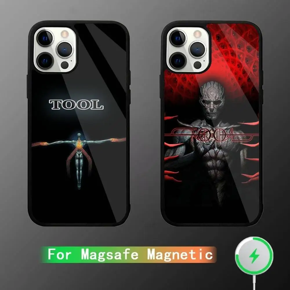 

Band T-Tool Schism Phone Case For iPhone 16,15,14,13,12,11,Pro,Max,Plus,Mini,SE New Magsafe Magnetic Wireless Charging