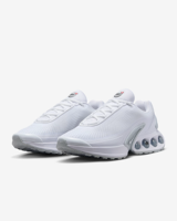 Nike Air Max Dn Unisex Low-Top Comfortable Casual Shoes White/Metallic Silver Mesh Fabric Living Shoes Men's Women's
