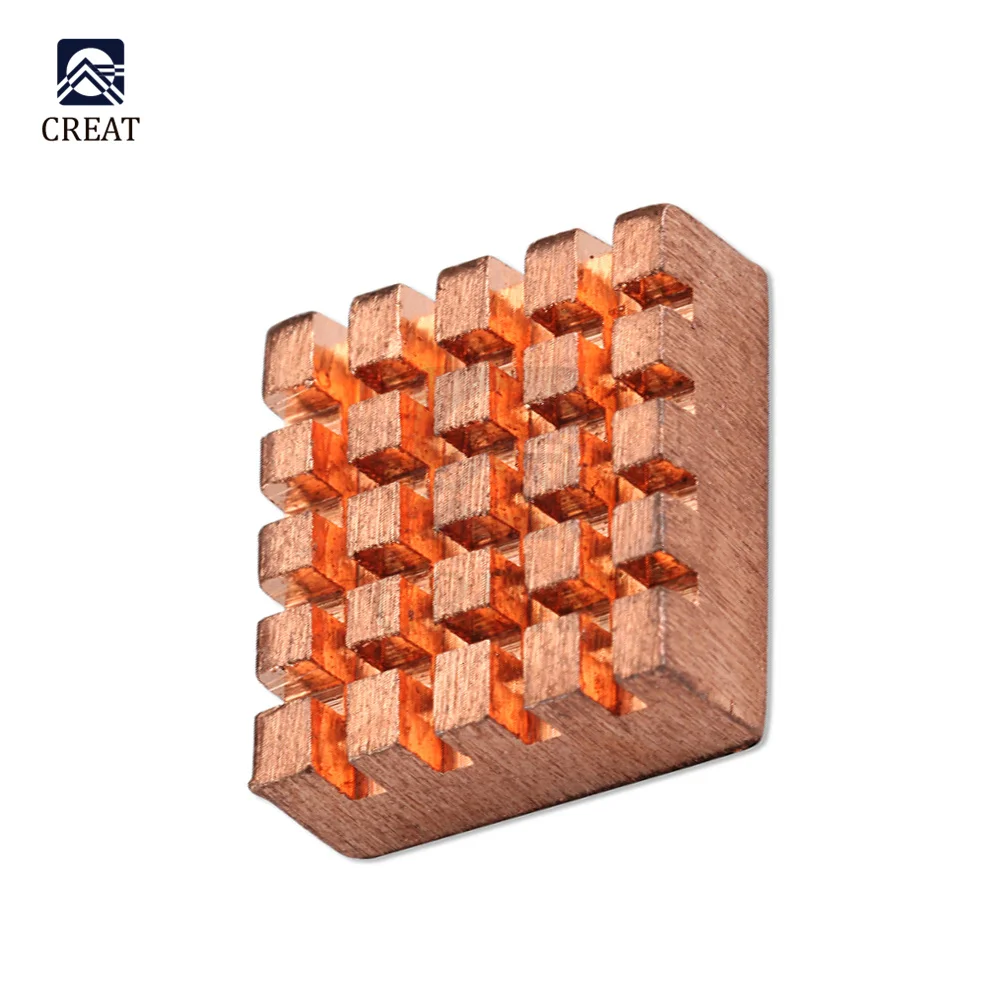 8PCS Cooling Copper Heatsink Metal Heat Sinks for Raspberry Pi VGA RAM Heat Dissipation Cooler Radiator 14mm x 12mm x 5.5mm