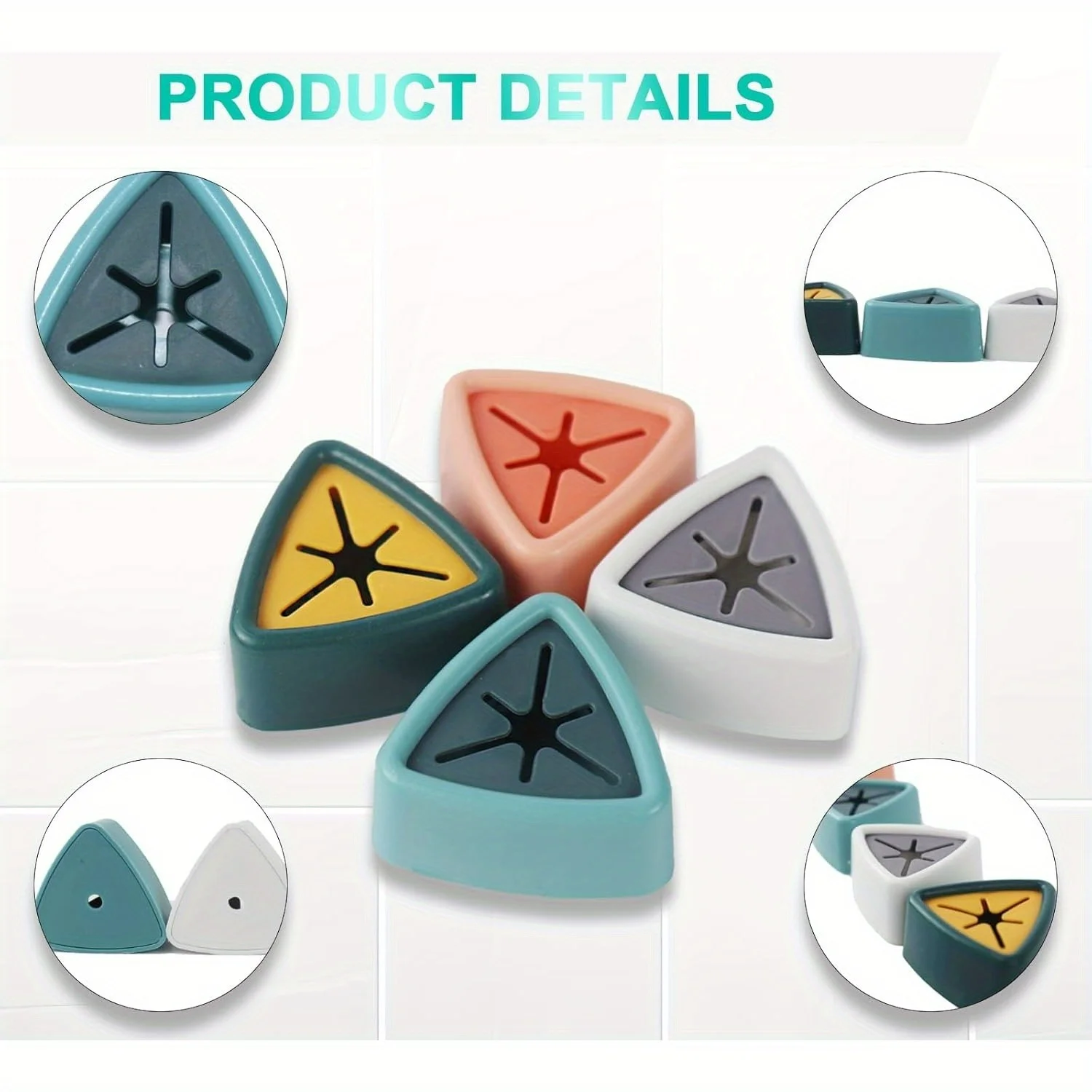 

Клейкий крючок для полотенец из 3 предметов — не требует сверления, простой в установке пластиковый настенный крючок, подходит для кухонь и ванных комнат.