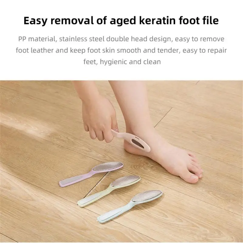 Foot File Stainless Steel Foot Rasp With Plastic Handle Callus Dead Skin Remover Pedicure Tool Foot Care Tool Dropshipping