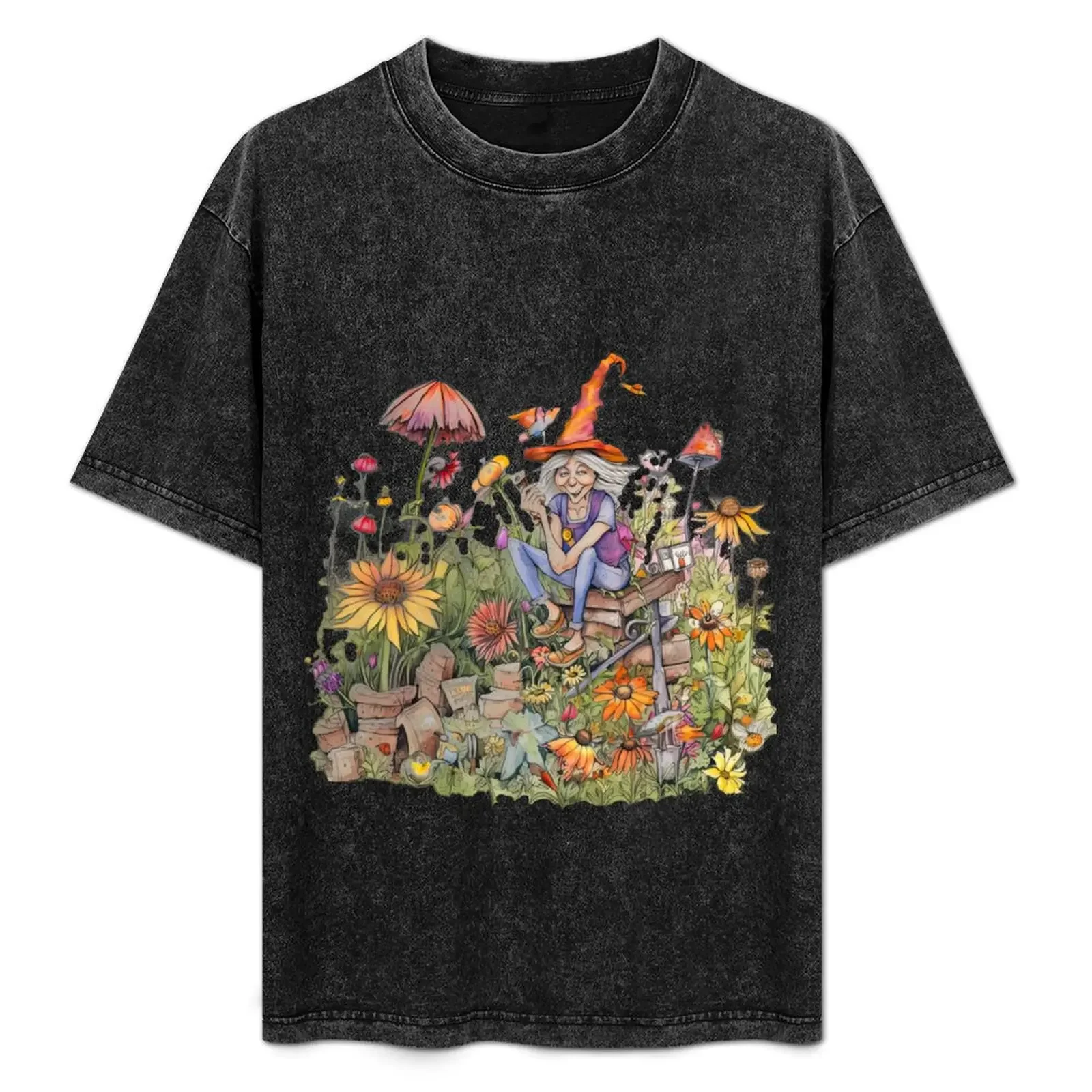 Garden Gnome Solo Woman 2 T-Shirt man t shirt cotton graphic tees graphic shirts Men's clothing