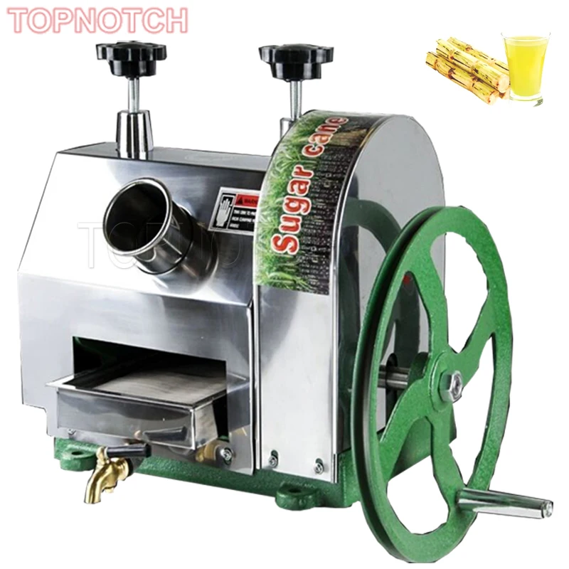 Stainless Steel Manual Sugarcane Juicer Machine Commercial Separation Slag Juice Cane Squeezer Crusher Press