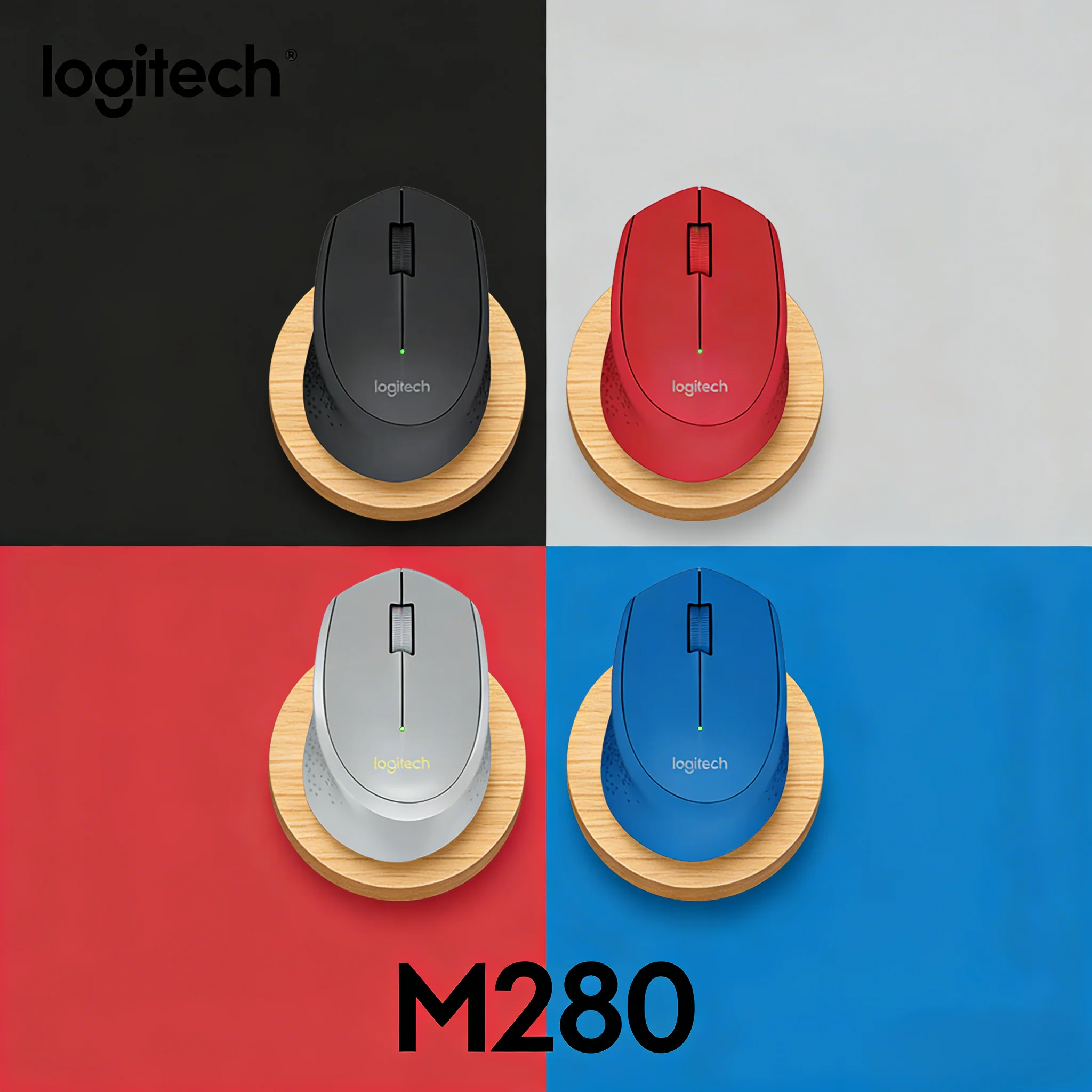 

Shop Now! M280/M330 – The Ultimate Silent Wireless USB Mouse for Office, Home & All PCs