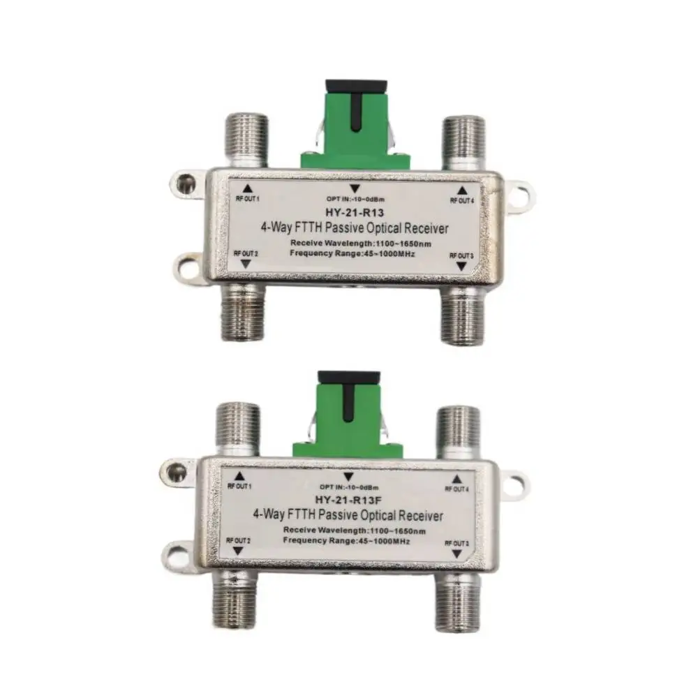 

FTTH Fiber Optical Passive Receiver CATV Node with 4 RF Ports