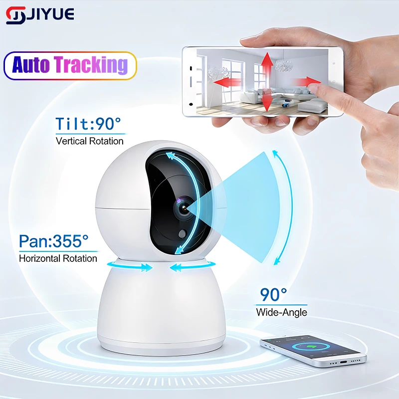 1080P Mini Indoor Wireless Tuya Smart WiFi IP Camera Home Security CCTV Surveillance Camera With Auto Tracking