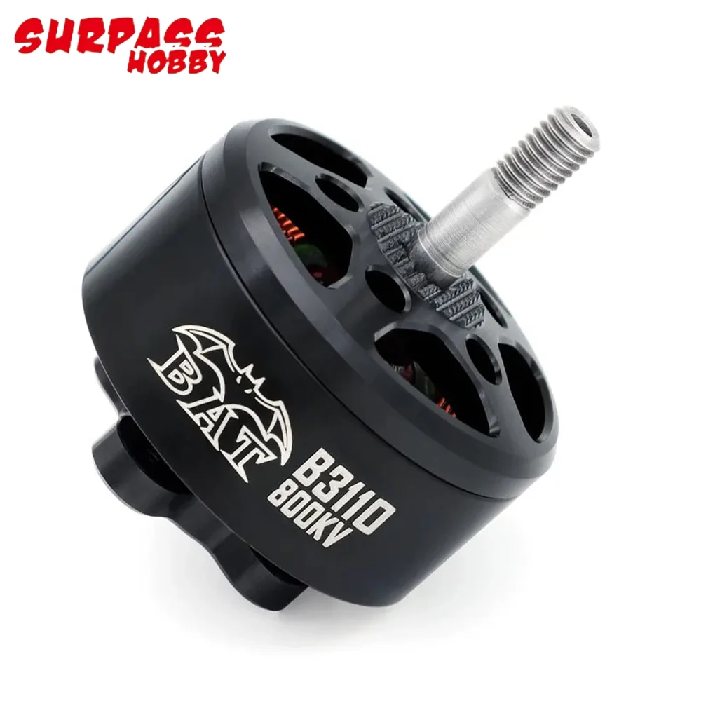 4pcs/lot Surpass Hobby Bat B3110 3110 800KV 1280KV 1580KV 6-8S 14-Pole CW Brushless Motor For RC X-Class FPV Drone Multirotor