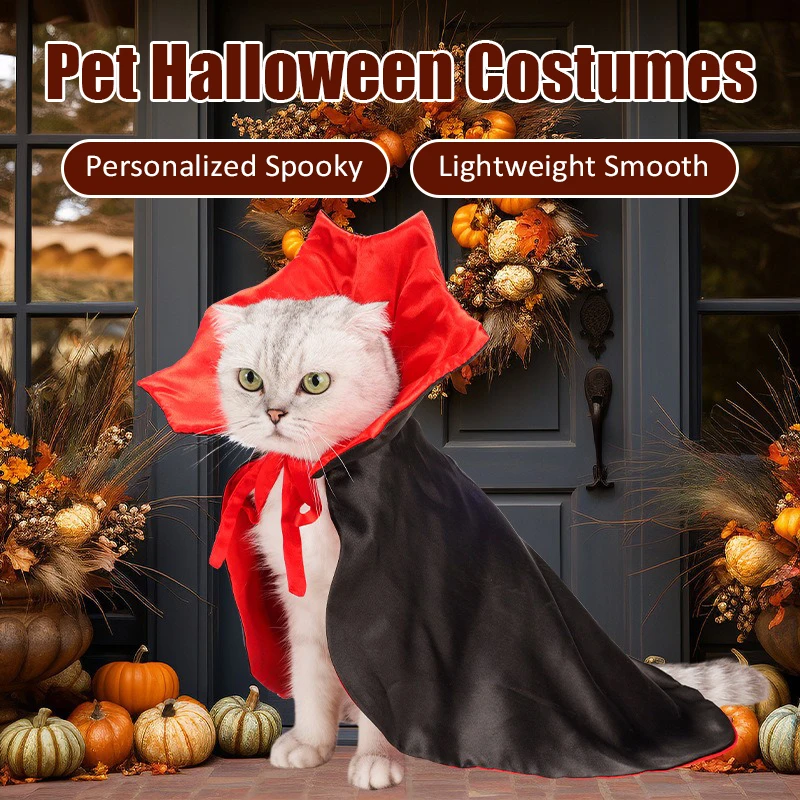 Haustier Halloween Kostüme Katze personal isierte Vampir Umhänge Leichtigkeit einfach zu tragen stereo skopische schöne Welpen Kleidung Haustier liefert