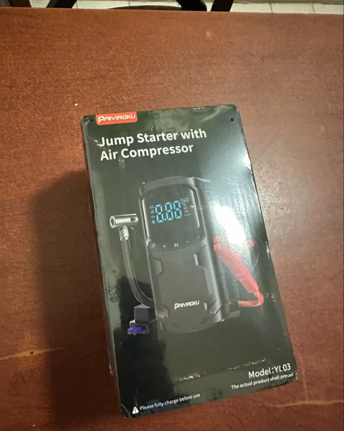 Autoxmatch Paiviroku 4-in-1 Car Jump Starter Kit