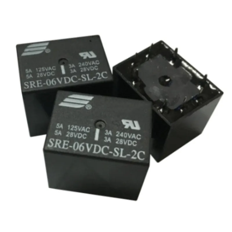 Free shiping       10pcs/lot    relay    SRE-06VDC-SL-2C