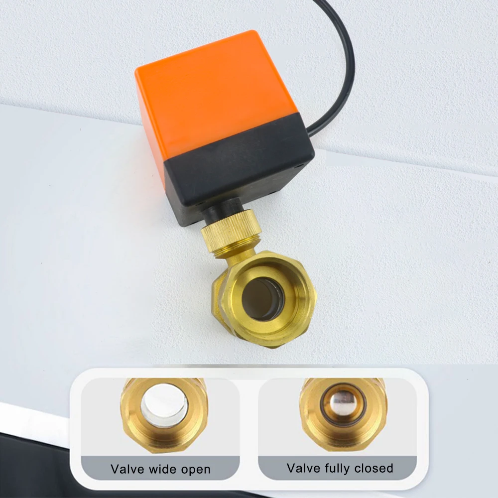 

1/2" 3/4" 1" 1-1/4" 220VAC 12V Brass Motorized Electric Ball Valve Female Thread 3-Wire 2-Control 2-Way DN15/DN20/DN25/DN32/DN40