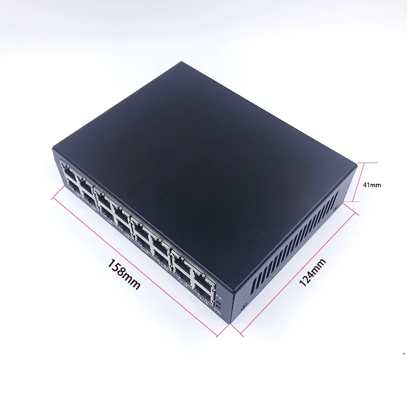 1000M switch Unmanaged 16port 10/100/1000M industrial Ethernet switch module Motherboard  OEM Auto-sensing Ports