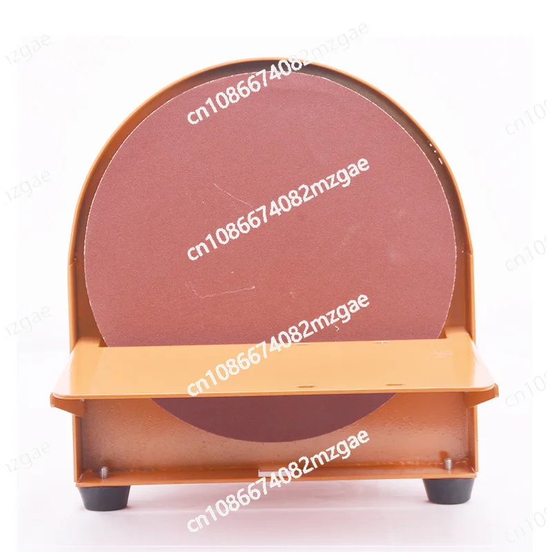 Electric wool scissor blade sharpener speed regulating desktop double head disc sander sandpaper machine polishing machine