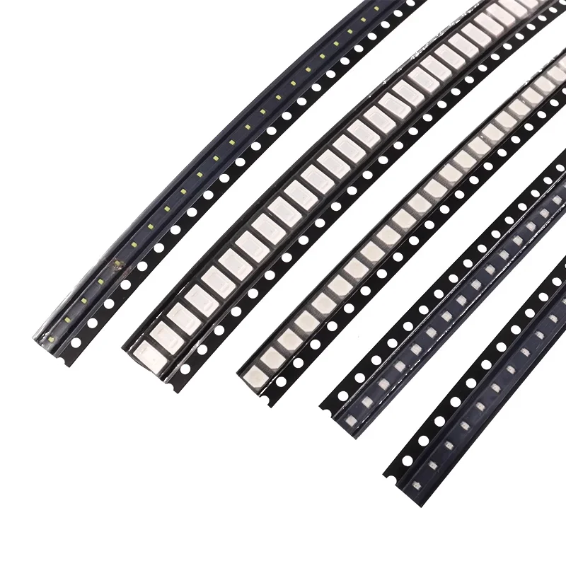 3020 SMD LED 고휘도 발광 다이오드 램프 구슬, 노란색, 파란색, 녹색, 흰색, 주황색, 보라색, 핑크, 빨간색, 100 개