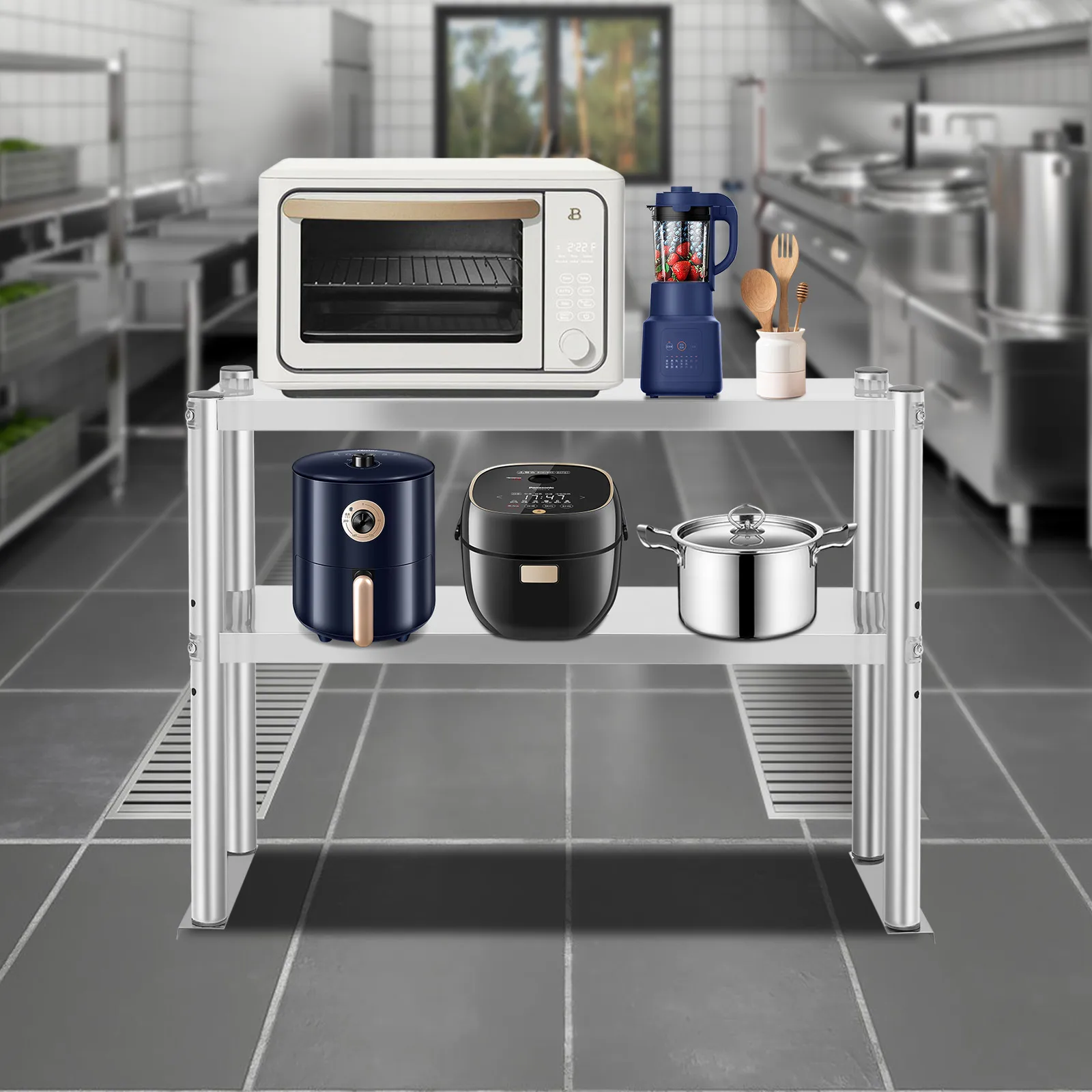 

Пятислойный тонкий процесс, двойная шельфа, гладкий круглый край, экономия места для пекарни, хранения, стол для чертежей