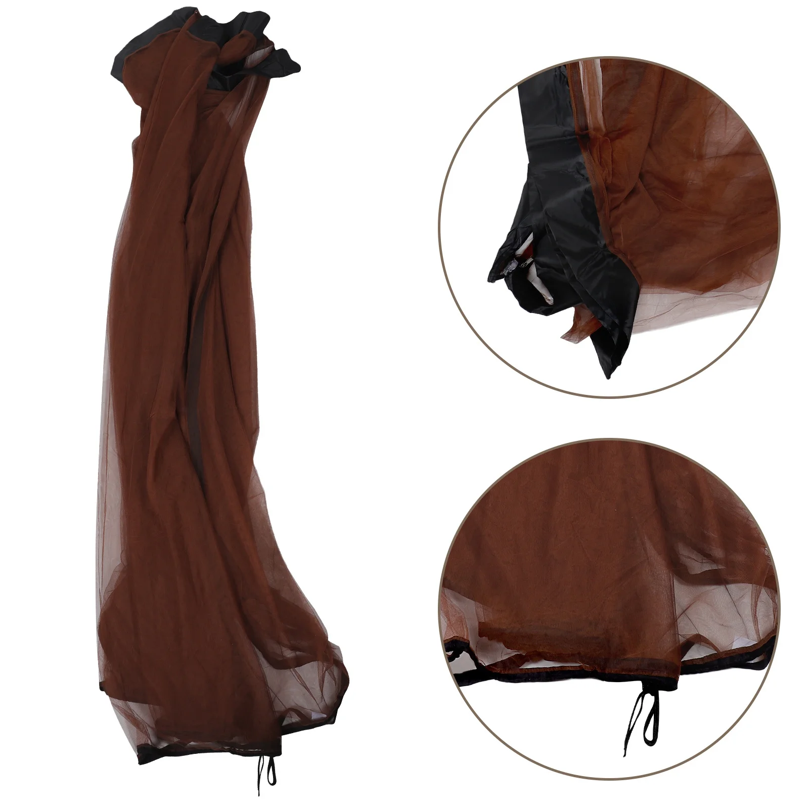 

Universal Mesh Umbrella Mosquito Net Zipper Door Screen Outdoor Camping Patio Bug Screen Sunshade Parasol Cover