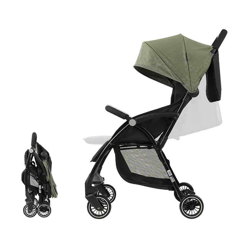

Lightweight and Convenience Stroller with Compact Fold Multiposition Recline Canopy with Sun Visor Umbrella Stroller for Travel