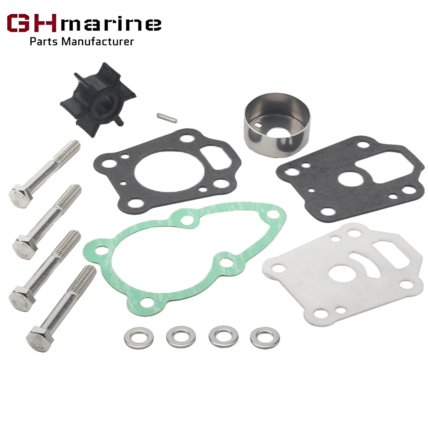 

16159A03 46-16159T01 Замена для подвесного водяного насоса Mercury 4HP 5HP 6HP Ремкомплект для ремонта лодочного двигателя 5040133 5041691