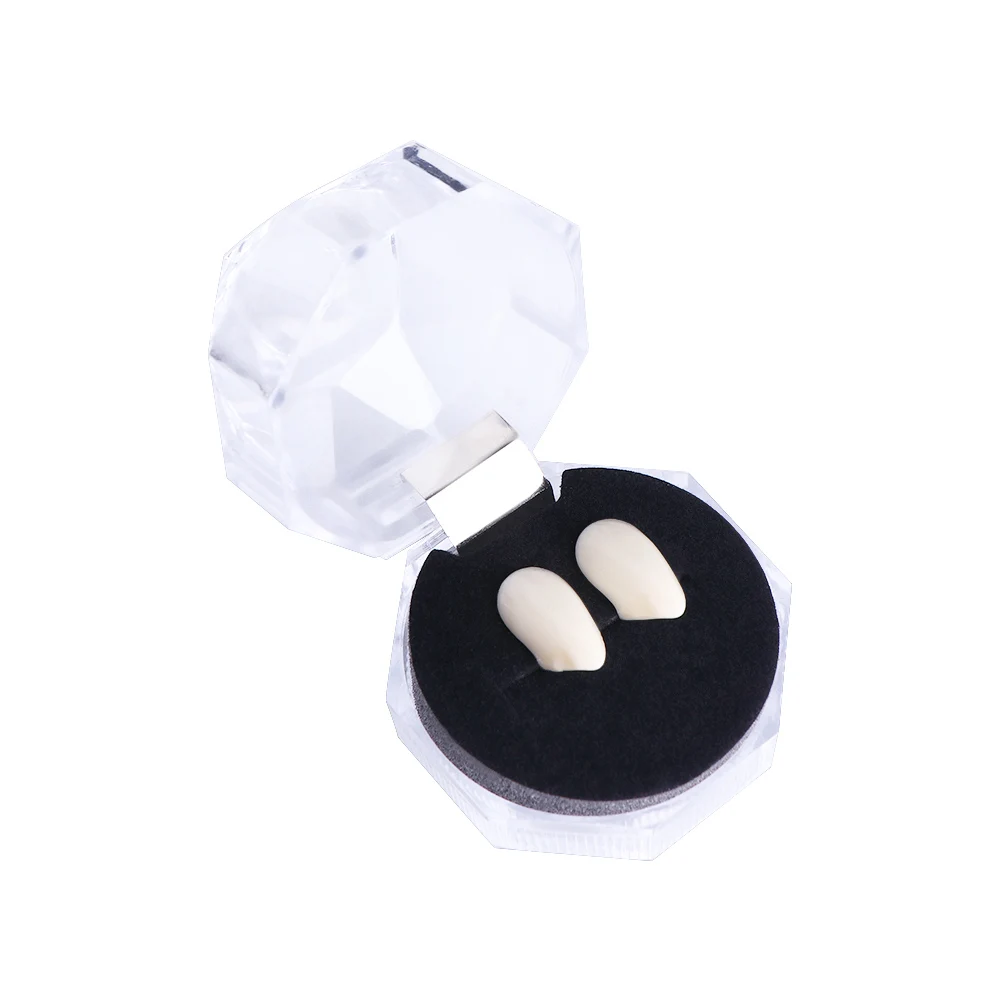 

Накладные клыки для собак, безопасные, из полимерной смолы, 2 шт., в коробке, для косплея, вечеринок и Хэллоуина