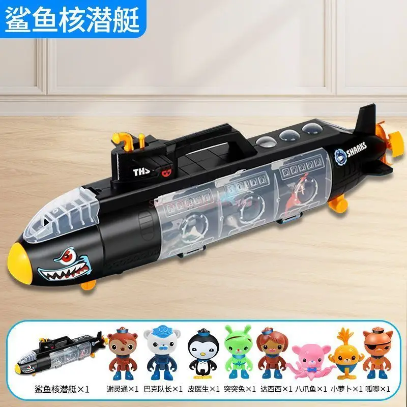 Original Tv Octonauts tous Gup sous-marin bateau véhicules jouets figurines d'action Kwazii Barnacles Peso modèle jouet enfants dessin animé cadeaux