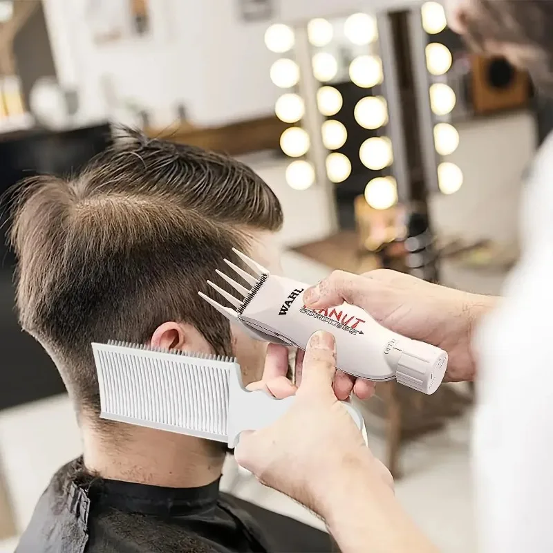 1/2/5pcs Hair Cutting Fading Comb Professional Barber Clipper Blending Flat Top Hair Cutting Comb Salon Hair Tool Accessories