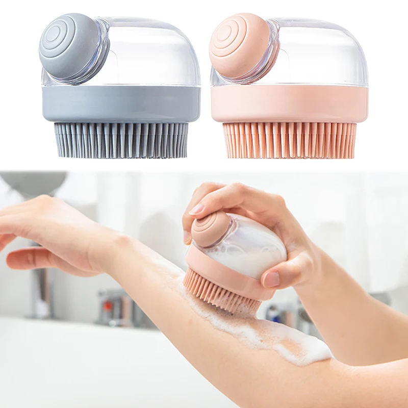 

Shower Brush Hair Wash Silicone Massage Brush Massage Comb Scalp Scrubber Brush Shower Brush Can Be Used With Body Wash