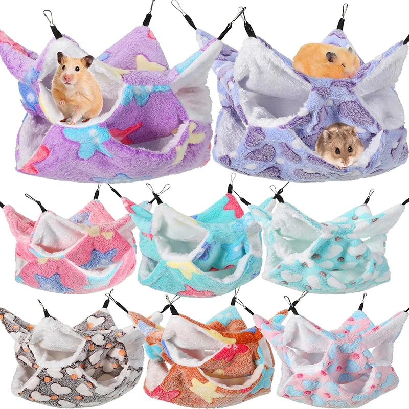Hamster-Hängematte, Nagetier, Hamsterbett, Ratten, Zubehör für Ratte, Hängematte für Ratten, Hängematte für Nagetiere, Meerschweinchenhaus CXW04 – Detail 2