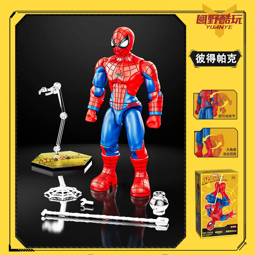 الرجل العنكبوت بيت باركر الشكل مايلز موراليس عمل الشكل السم تمثال الطبيب الأخطبوط الأخضر عفريت نموذج الحلي اللعب الهدايا #6