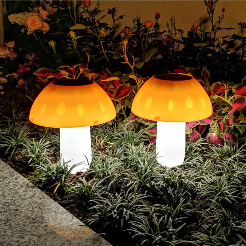 

Outdoor Garden Landscape Lights Garden Lawn Plug-in Lights LED Modeling Small Night Lights Solar Mushroom Lights