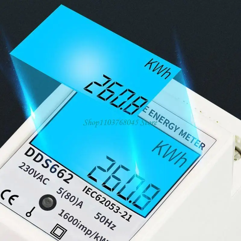 R53F Electricity Usage Monitor 230V 50Hz Ampermeter Power Voltmeter Ammeter