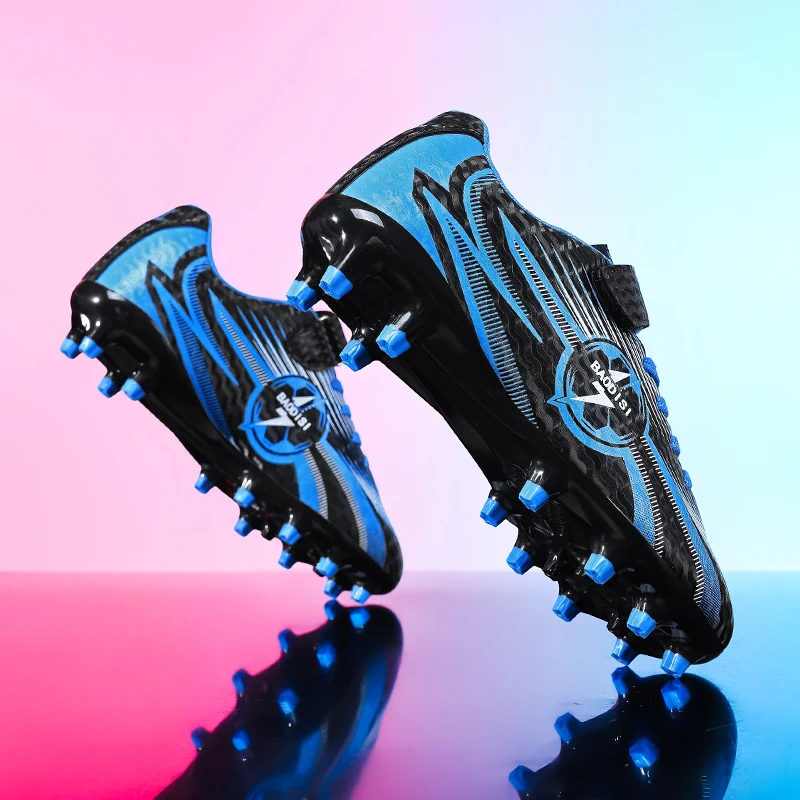 Youth Kids Professional Soccer Cleats Football Boots Non Sli