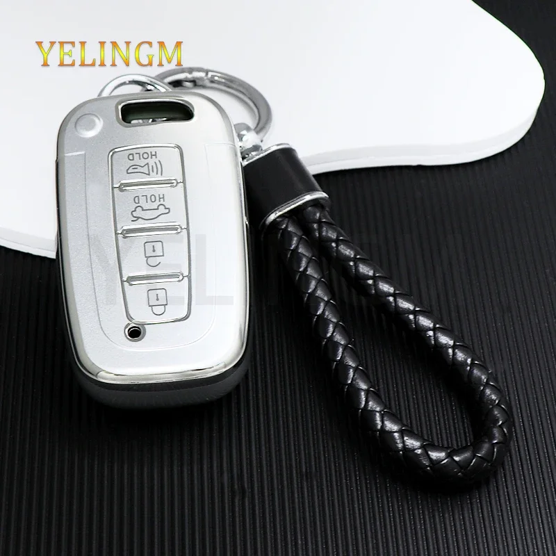 3/4 Buttons Shell Fob Car Key Case For Kia Hyundai EQUUS Optima K5 Forte Opirus Rohens Ix35 SOUL SORENTO MOHAVE Borrego Cover