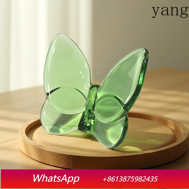 

CX new crystal high-end crystal butterfly ornament, light home decoration