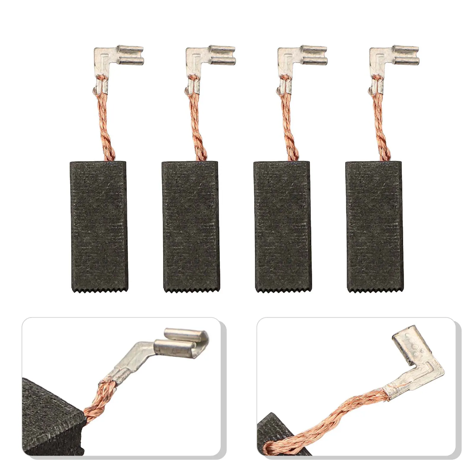 Power Tool Accessories Carbon Brushes Repair Work Tool Maintenance 6.5x11x25mm Size Carbon Metal Material For HR4011C HR4001C