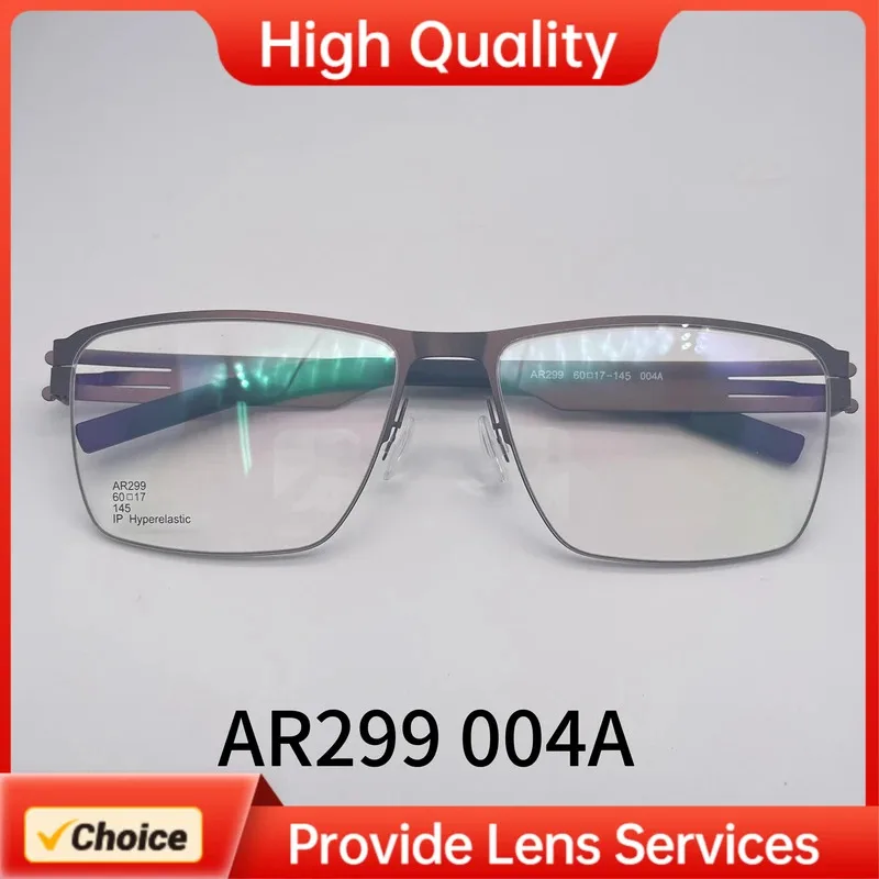 

IC AR299 Германия BERLIN ультратонкая биостальная оправа для очков серая серебряная градиент 60-17-145 47 мм Оптическая оправа по рецепту