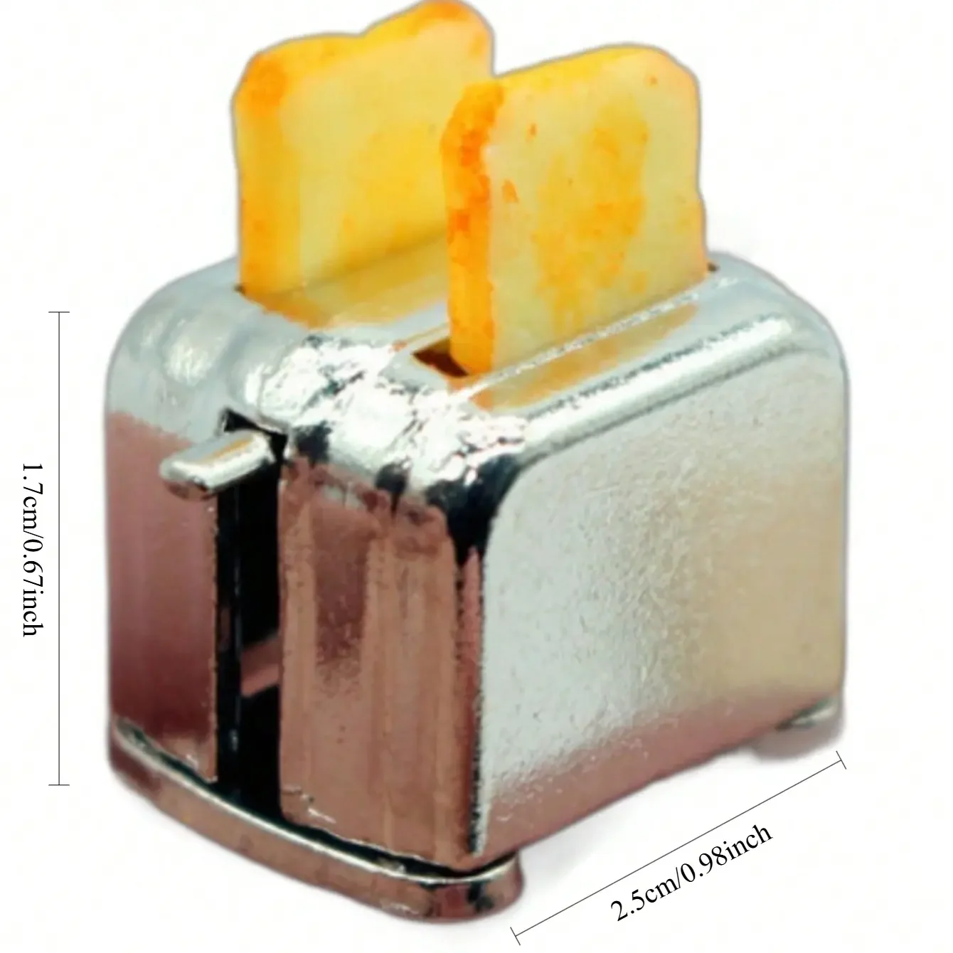1:12 Scale Mini Bread Maker, Realistic Mini Food Appliance Accessory for Dollhouse Kitchen, Play Kitchen Accessories