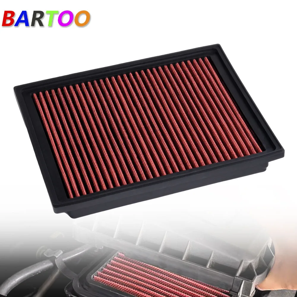 

Bartoo DR-2227 High Flow Air Filter for Great Wall Haval H6/H6 Sport/M6/H6 Coupe 1.5T 2.0T 2.0L 2.4L OFI249-RED