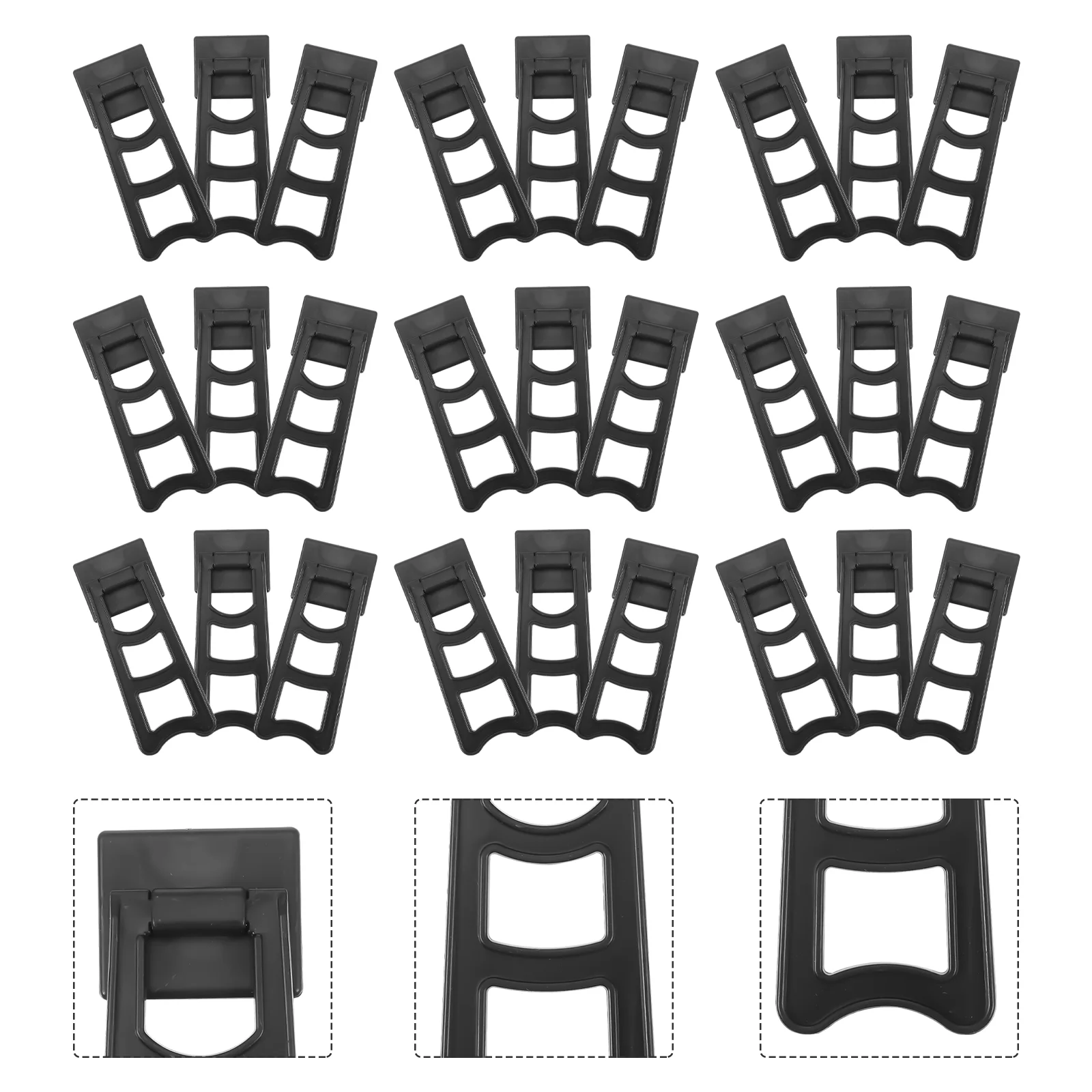 

50 Pcs Photo Frame Holder Trapezoid Brackets Racks Photograph Holders Desktop Display Support Artwork