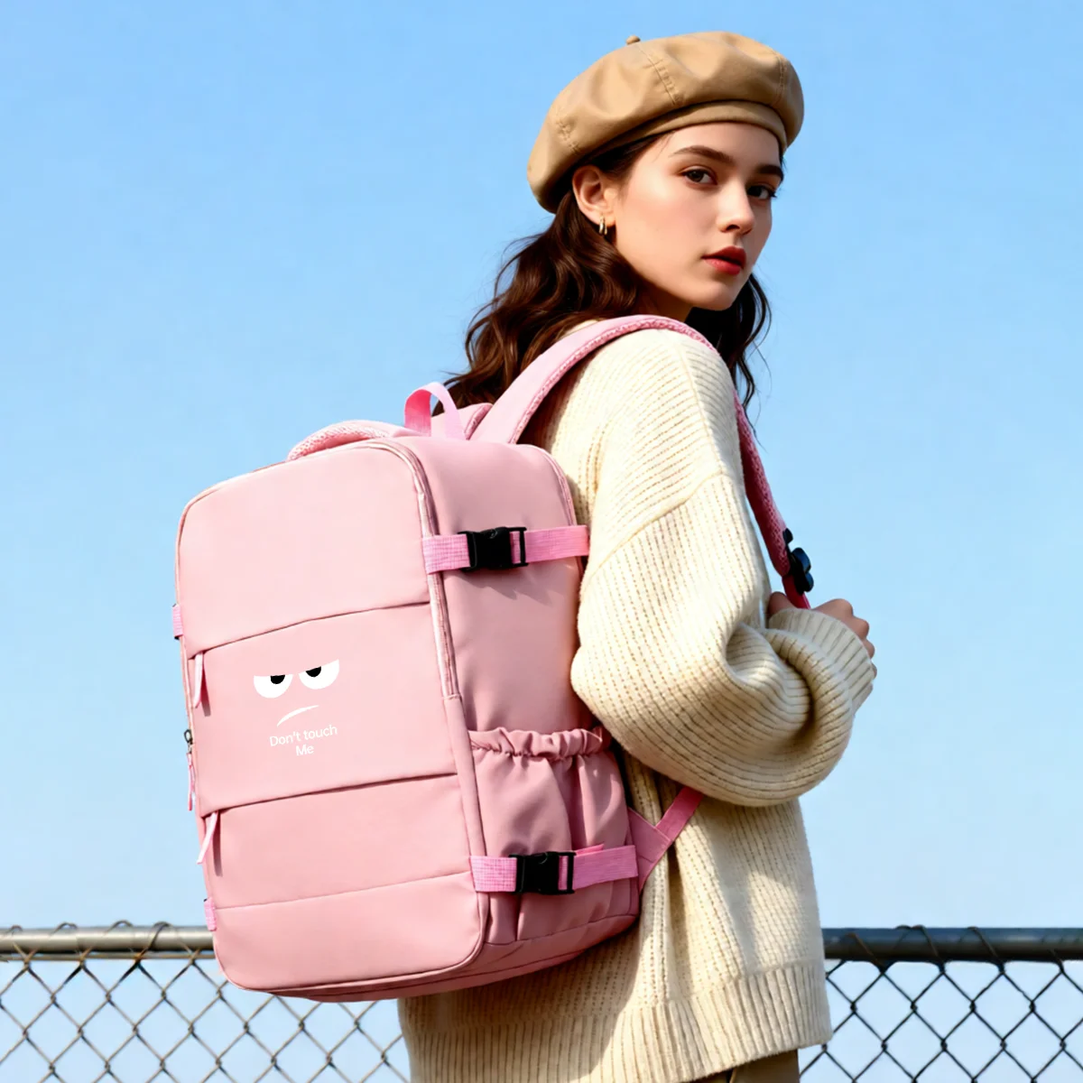 

Backpack for Women, Large Capacity, Simple Business Computer Backpack, Outdoor Travel Bag, 2026 New Fashion Commuter Student Ryanair Easyjet