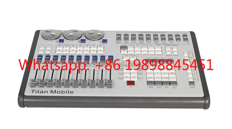Wholesale Titan Mobile DMX512 Controller Grand On PC Command Wing DJ Stage Lighting Console With Flight Case