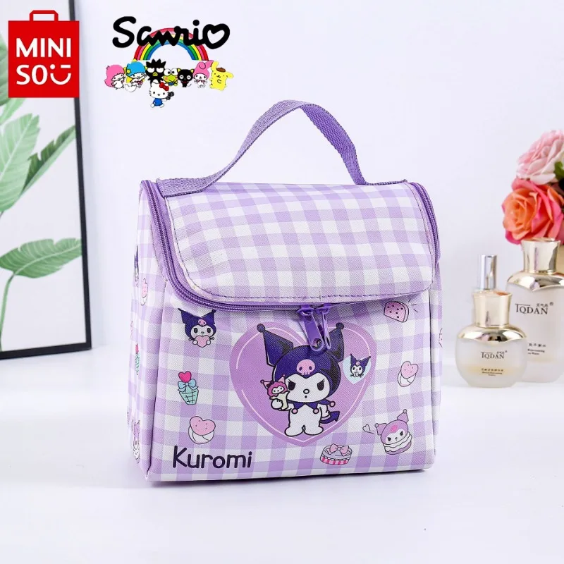 Miniso Sanrio New Makeup Bag Fashionable and High Quality Waterproof Wash Bag Large Capacity Multi Functional Storage Bag