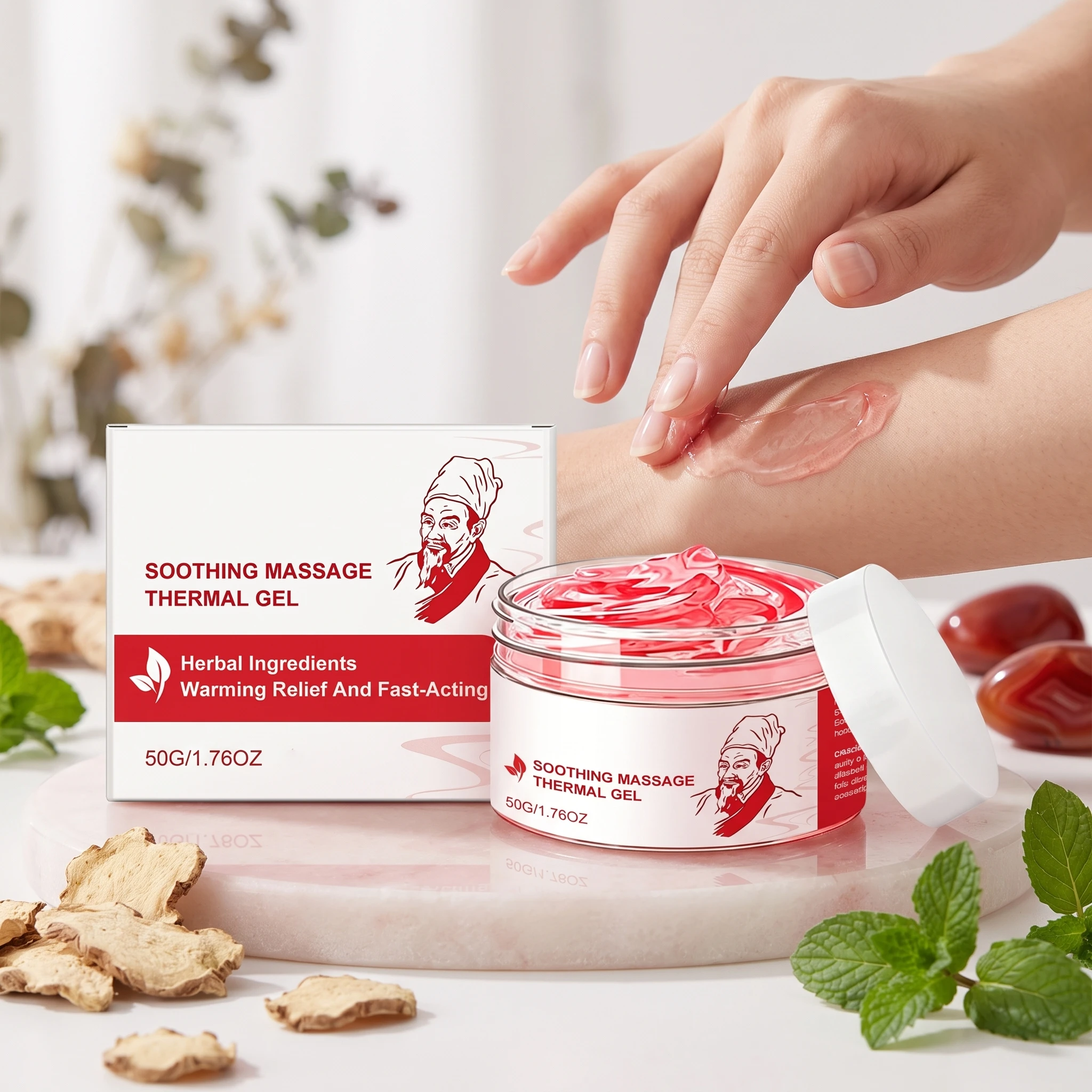 Joint Massage Gel Relaxing Skin Softens Sagging Treatment Improve Joint Mobility Relieve Shoulders Neck Soreness Knee Care Gel